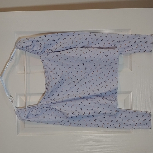 Wild Fable Lightweight Long Sleeve Square Neck Shirt Lilac Purple Plus Size XXL - Picture 3 of 8